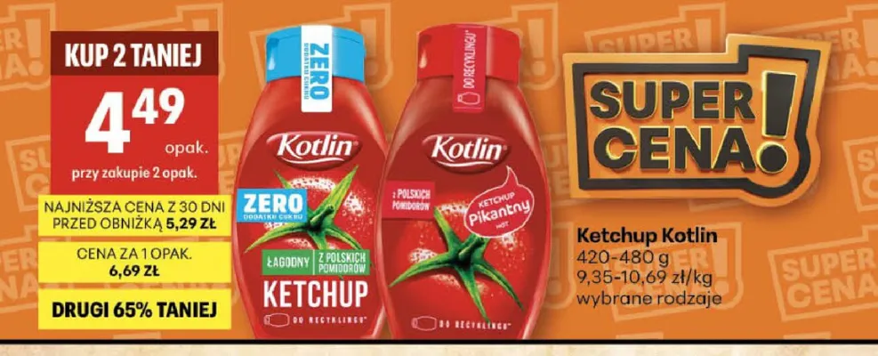 Ketchup Kotlin pikantny promocja w Delikatesy Centrum