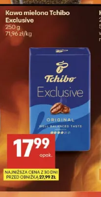Kawa mielona Tchibo Exclusive promocja w Delikatesy Centrum