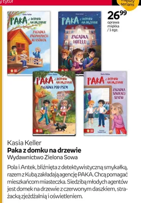 Książka Paka z domku na drzewie Zagadka zaginionych klasówek Kasia Keller promocja w Empik