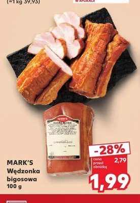 Wędzonka bigosowa Mark's promocja w Kaufland