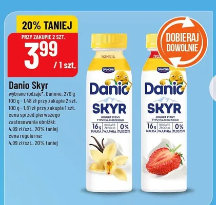 Jogurt Skyr promocja w POLOmarket
