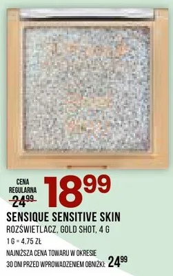 Rozświetlacz Gold Shot Sensique Sensitive Skin promocja w Drogerie Natura