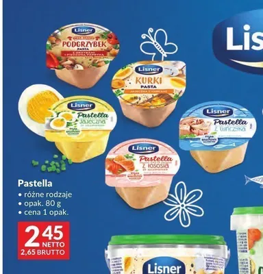 Pasta Pastella z łososia Lisner promocja w Makro
