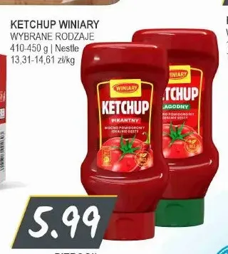 Ketchup łagodny Winiary promocja w Słoneczko