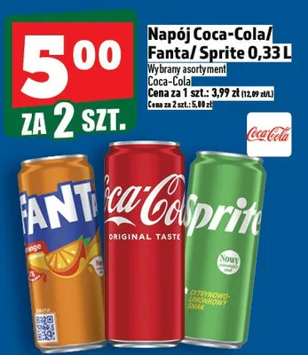 Napój Fanta promocja w TOPAZ