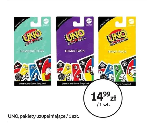 Pakiety uzupełniające UNO Swap Pack promocja w Empik