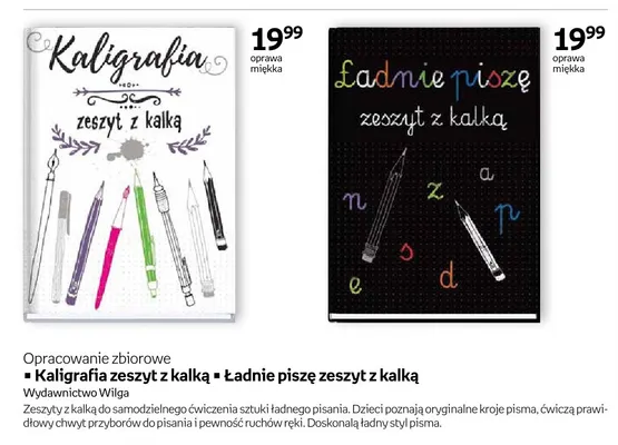 Książka Ładnie piszę zeszyt z kalką promocja w Empik