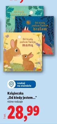 Książeczka Od kiedy jestem... promocja w Lidl