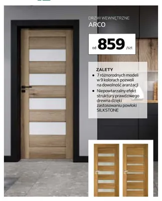 Drzwi wewnętrzne POL-SKONE Arco promocja w Komfort