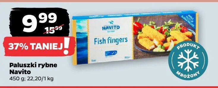 Paluszki rybne promocja w Netto