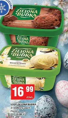 Lody Zielona Budka - różne rodzaje promocja w Chorten