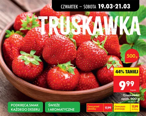 Truskawki promocja w Biedronka