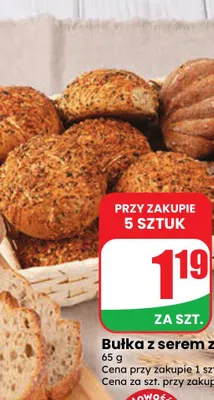 Bułka z serem z ziołami promocja w Dino