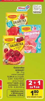 Galaretka Winiary promocja w Carrefour