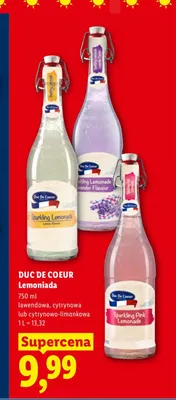 Lemoniada cytrynowo-limonkowa Duc De Coeur promocja w Lidl