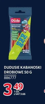 Kabanoski drobiowe Duda Dudusie promocja w Selgros