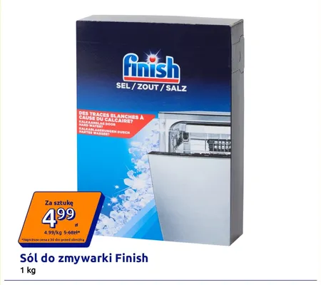 Sól do zmywarki Finish promocja w Action
