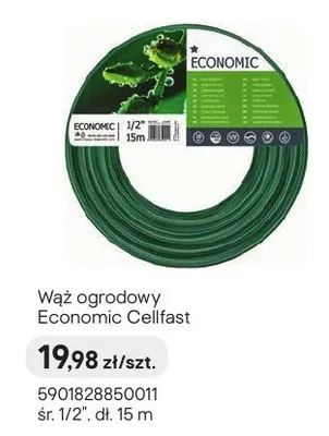 Wąż ogrodowy Economic Cellfast promocja w Castorama