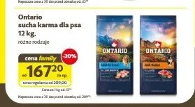 Sucha karma dla psa Ontario promocja w Super Zoo
