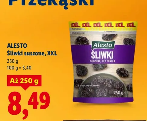 Śliwki suszone XXL promocja w Lidl