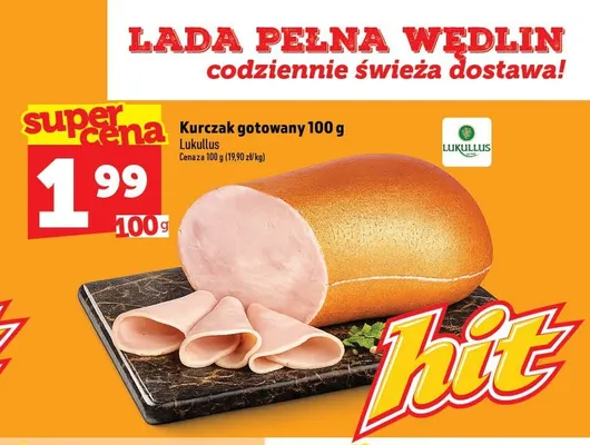 Kurczak gotowany Lukullus promocja w TOPAZ
