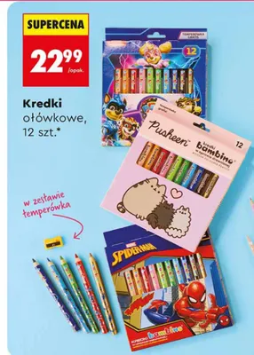Kredki ołówkowe, 12 szt. promocja w Biedronka