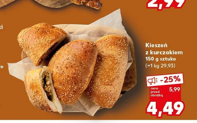 Kieszeń z kurczakiem promocja w Kaufland
