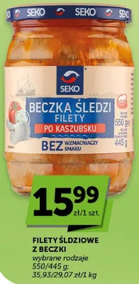 Filety śledziowe z beczki wybrane rodzaje promocja w ABC