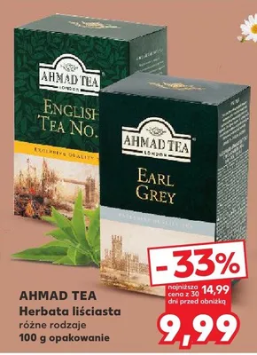 Herbata czarna różne rodzaje promocja w Kaufland