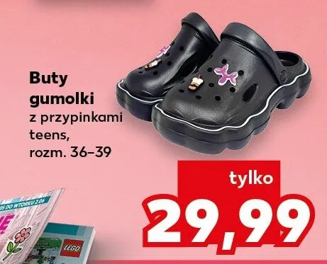 Buty gumolki z przypinkami teens rozm. 36-39 Kaufland promocja w Kaufland