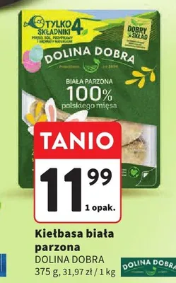 Kiełbasa biała parzona promocja w Intermarche