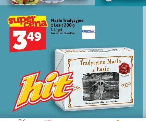 Masło Tradycyjne z Łosic promocja w TOPAZ