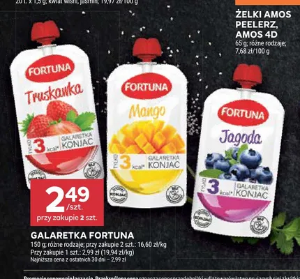 Galaretka mango Fortuna promocja w Stokrotka