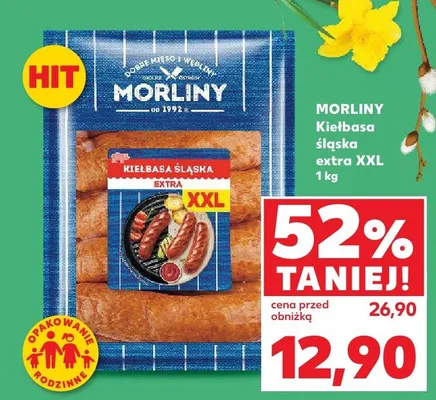 Kiełbasa śląska extra XXL promocja w Kaufland
