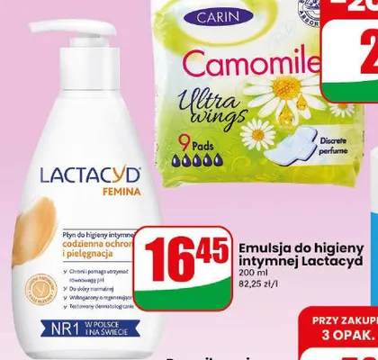 Emulsja do higieny intymnej Lactacyd promocja w Dino