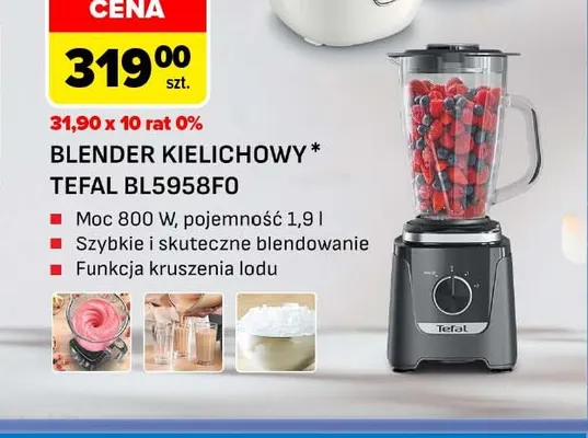Blender kielichowy Tefal BL5958F0 promocja w Carrefour