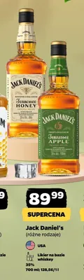 Likier na bazie whiskey Jack Daniel's Tennessee Honey 35% USA promocja w Netto