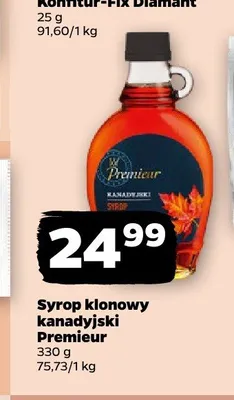 Syrop klonowy kanadyjski Premieur promocja w Netto