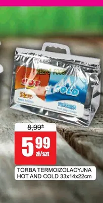 Torba termoizolacyjna Hot and Cold promocja w Bingo