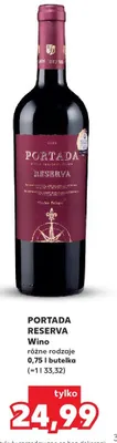 Wino różne rodzaje Reserva promocja w Kaufland