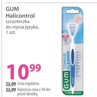 Szczoteczka do mycia języka Halicontrol promocja w Hebe