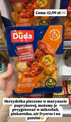 Skrzydełka pieczone w marynacie paprykowej promocja w Dino