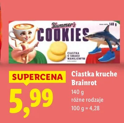Ciastka kruche Brainrot promocja w Lidl