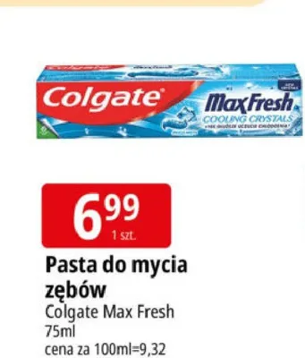 Pasta do zębów Colgate Max Fresh promocja w Leclerc