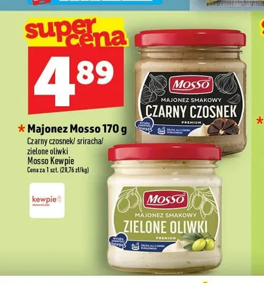 Majonez Mosso Zielone oliwki promocja w TOPAZ