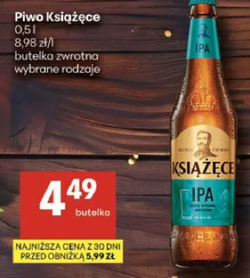Piwo Książęce IPA promocja w Delikatesy Centrum