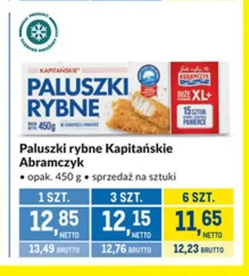 Paluszki rybne Kapitańskie Abramczyk promocja w Makro