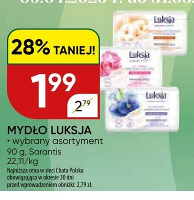 Mydło Luksja promocja w Chata Polska