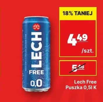 Piwo bezalkoholowe Lech promocja w API Market