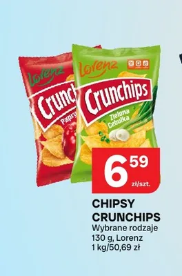 Chipsy Crunchips promocja w Chorten